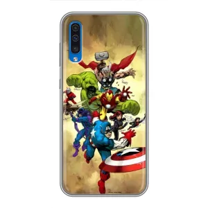 Чехол с принтом «Герои Марвел» для Samsung Galaxy A50 2019 (A505F)