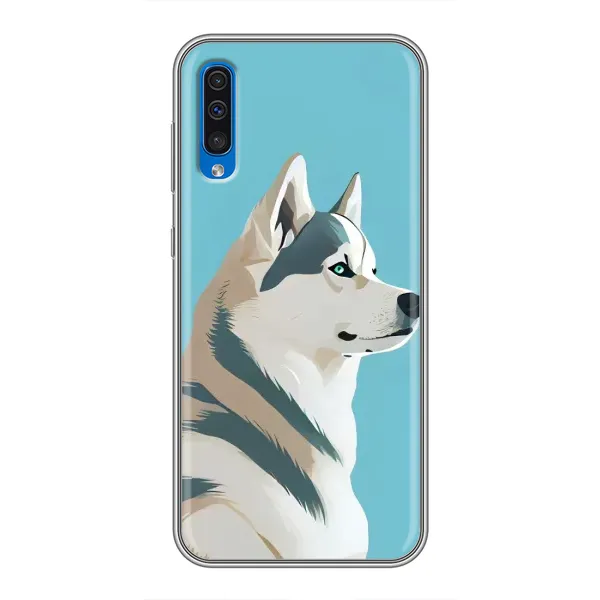 Чехол с принтом «Хаски арт» для Samsung Galaxy A50 2019 (A505F) Чехол с принтом «Хаски арт» для Samsung Galaxy A50 2019 (A505F)
