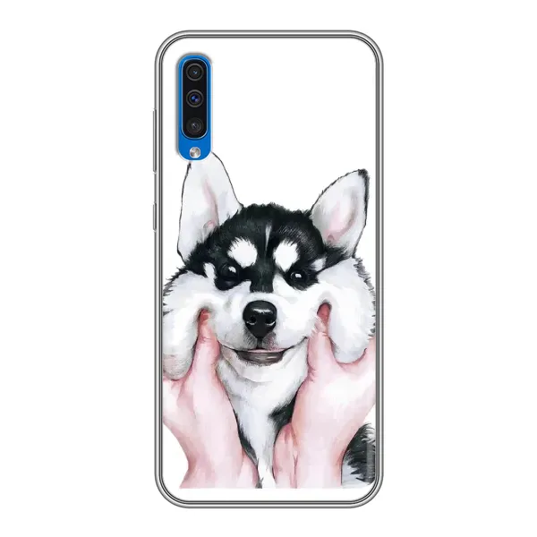 Чехол с принтом «Хаски улыбака» для Samsung Galaxy A50 2019 (A505F) Чехол с принтом «Хаски улыбака» для Samsung Galaxy A50 2019 (A505F)