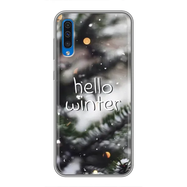 Чехол с принтом «Hello winter» для Samsung Galaxy A50 2019 (A505F) Чехол с принтом «Hello winter» для Samsung Galaxy A50 2019 (A505F)