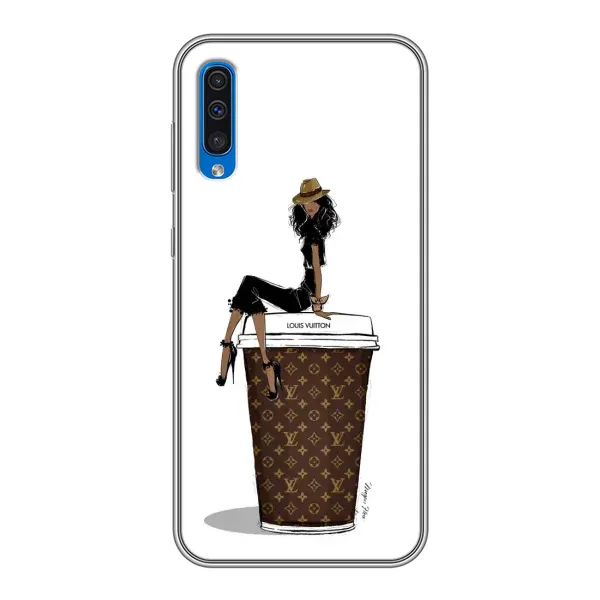Чехол с принтом «кофе LOUIS VUITTON» для Samsung Galaxy A50 2019 (A505F)