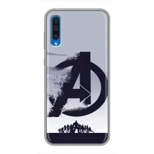 Чехлы с героями Марвел Samsung Galaxy A50 2019 (A505F) (VPrint) (Команда А)