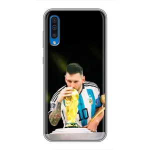 Чохли для Samsung Galaxy A50 2019 (A505F) (Leo чемпіон) (AlphaPrint) (Кубок Мессі)