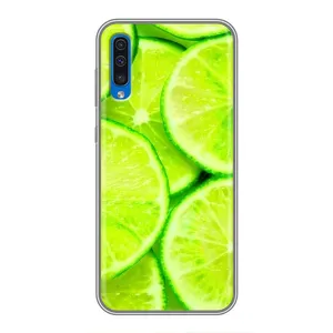 Чехлы с Фруктами для Samsung Galaxy A50 2019 (A505F) (VPrint) (Лайм)