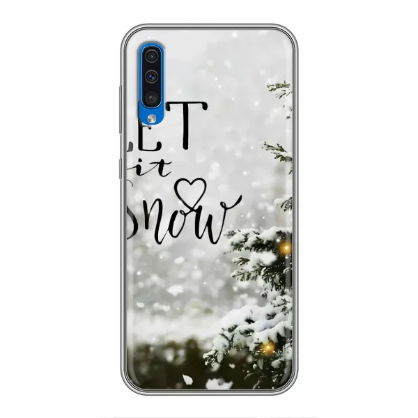 Чехол с принтом «Let it snow» для Samsung Galaxy A50 2019 (A505F) Чехол с принтом «Let it snow» для Samsung Galaxy A50 2019 (A505F)