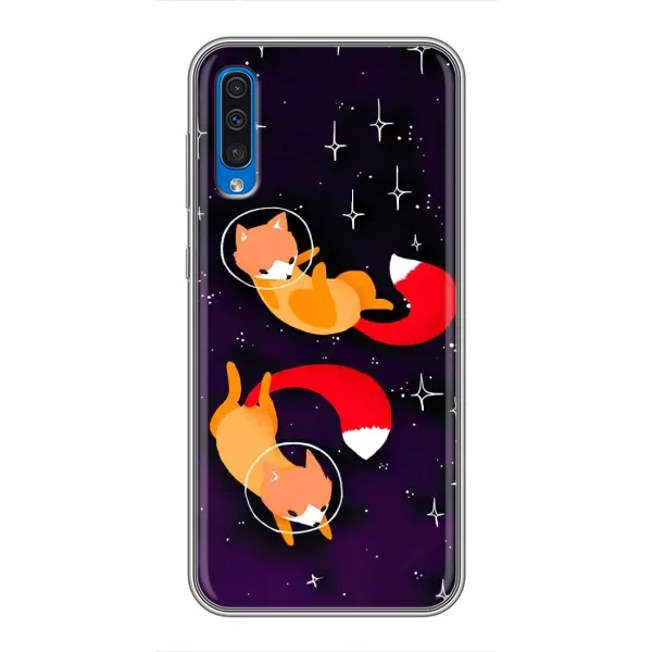Чехол с принтом «Лисички космонавты» для Samsung Galaxy A50 2019 (A505F) Чехол с принтом «Лисички космонавты» для Samsung Galaxy A50 2019 (A505F)