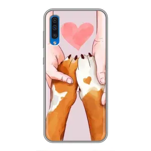 Чехлы с собаками для Samsung Galaxy A50 2019 (A505F) (VPrint) (Любовь к собакам)