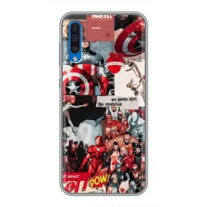 Чехол с принтом «Марвел Комикс» для Samsung Galaxy A50 2019 (A505F)