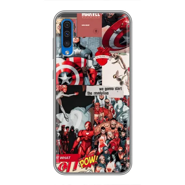 Чехол с принтом «Марвел Комикс» для Samsung Galaxy A50 2019 (A505F)