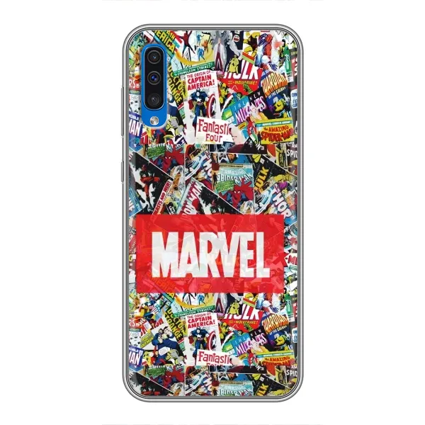 Чехол с принтом «Марвел комиксы» для Samsung Galaxy A50 2019 (A505F)