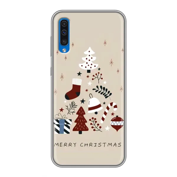 Чехол с принтом «Merry Christmas» для Samsung Galaxy A50 2019 (A505F) Чехол с принтом «Merry Christmas» для Samsung Galaxy A50 2019 (A505F)