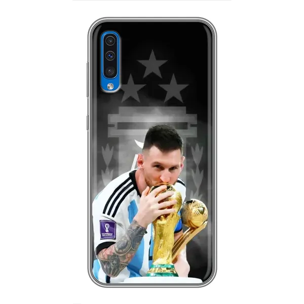 Чехол с принтом «Месси Чемпион» для Samsung Galaxy A50 2019 (A505F) Чехол с принтом «Месси Чемпион» для Samsung Galaxy A50 2019 (A505F)