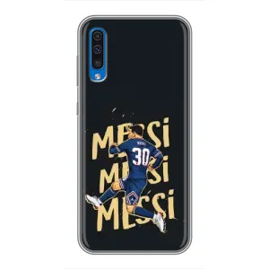 Чохли для Samsung Galaxy A50 2019 (A505F) (Leo чемпіон) (AlphaPrint) (Messi ПСЖ)