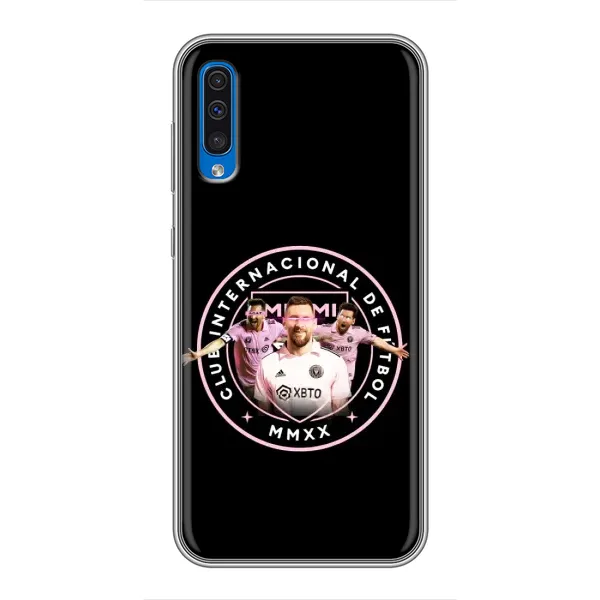 Чехол с принтом «Месси в лого» для Samsung Galaxy A50 2019 (A505F) Чехол с принтом «Месси в лого» для Samsung Galaxy A50 2019 (A505F)