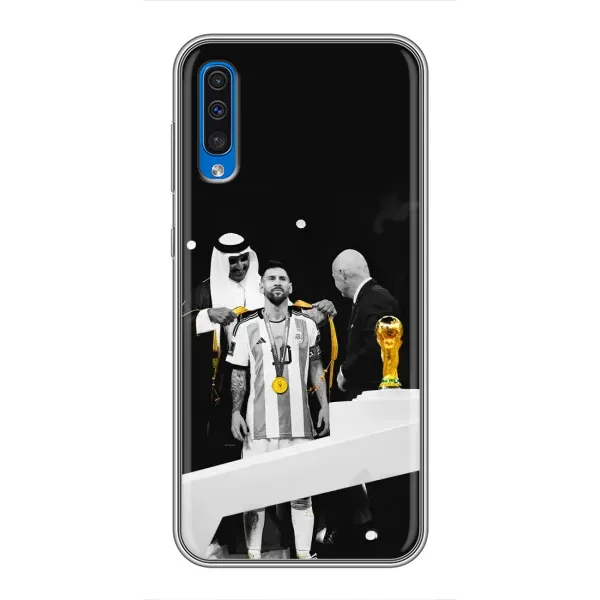 Чехол с принтом «Месси в накидке» для Samsung Galaxy A50 2019 (A505F) Чехол с принтом «Месси в накидке» для Samsung Galaxy A50 2019 (A505F)