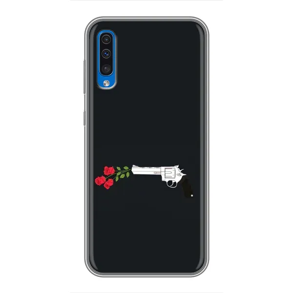 Чехол с принтом «Неожиданные цветы» для Samsung Galaxy A50 2019 (A505F)
