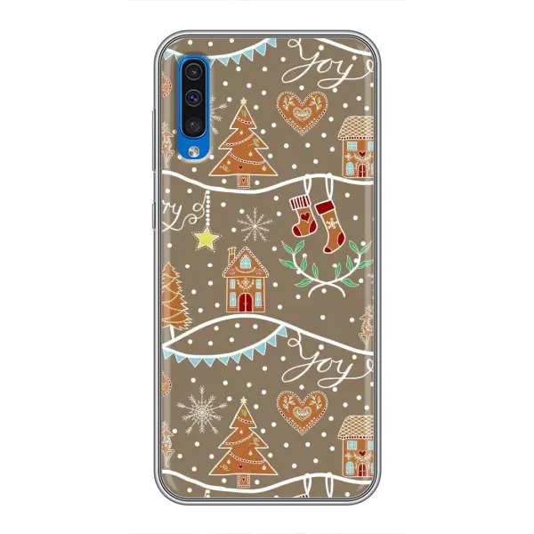 Чехол с принтом «Новогодние пряники» для Samsung Galaxy A50 2019 (A505F) Чехол с принтом «Новогодние пряники» для Samsung Galaxy A50 2019 (A505F)