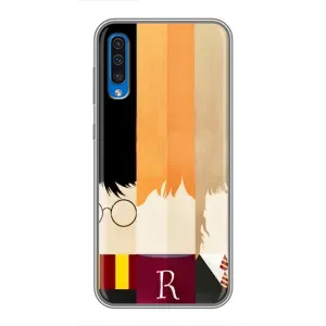 Чехлы с Гарри Поттером для Samsung Galaxy A50 2019 (A505F) (AlphaPrint) (обложка Гарри Поттера)