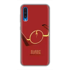 Чехлы с Гарри Поттером для Samsung Galaxy A50 2019 (A505F) (AlphaPrint) (очки Гарри)