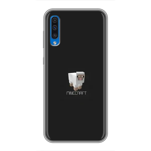 Чехол с принтом «Овечка Майнкрафт» для Samsung Galaxy A50 2019 (A505F)