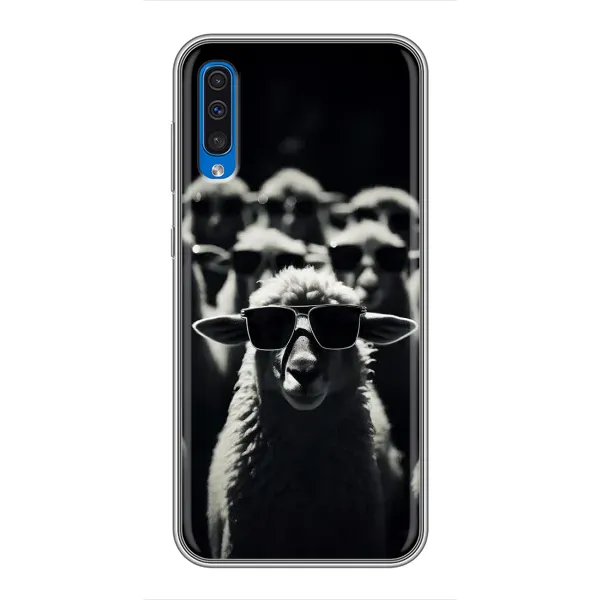Чехол с принтом «Овечка в очках» для Samsung Galaxy A50 2019 (A505F)