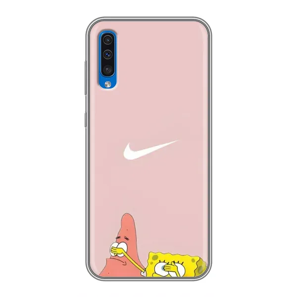 Чехол с принтом «Патрик и Губка» для Samsung Galaxy A50 2019 (A505F)