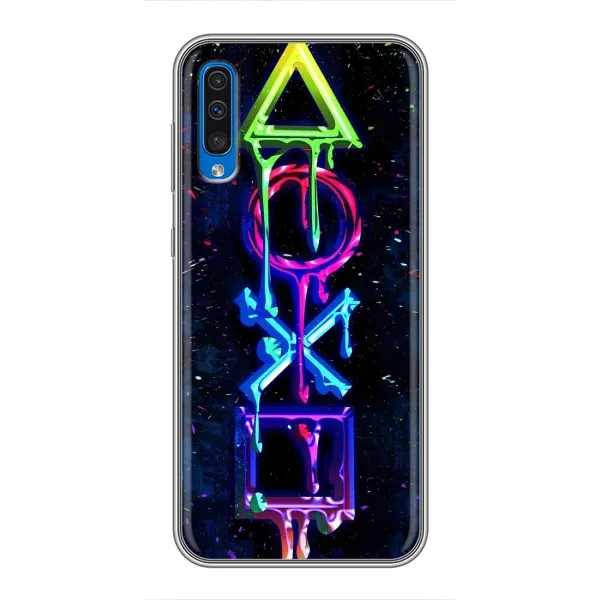 Чехол с принтом «Pleystation лого» для Samsung Galaxy A50 2019 (A505F) Чехол с принтом «Pleystation лого» для Samsung Galaxy A50 2019 (A505F)