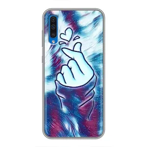 Чехол с принтом «Радужное сердце» для Samsung Galaxy A50 2019 (A505F)