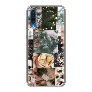 Різдвяні, Святкові Чохли для Самсунг Галаксі А50 2019 (А505Ф) (Різдвяний колаж)