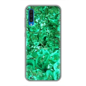 Мраморный чехол на Samsung Galaxy A50 2019 (A505F) (VPrint) (Салатный Мрамор)