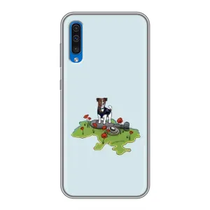 Чехлы с картинкой собаки Патрон для Samsung Galaxy A50 2019 (A505F) (AlphaPrint) (Сапер Пес)