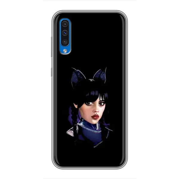 Чехол с принтом «серьезная Уэнздей» для Samsung Galaxy A50 2019 (A505F) Чехол с принтом «серьезная Уэнздей» для Samsung Galaxy A50 2019 (A505F)