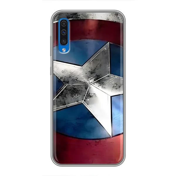 Чехол с принтом «Щит Капитана Америки» для Samsung Galaxy A50 2019 (A505F)