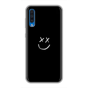 Чохол для Самсунг Галаксі А50 2019 (А505Ф) - (AlphaPrint) з принтом (ТОП продажів) (Смайл)