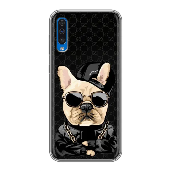 Чехол с принтом «Стильная собака» для Samsung Galaxy A50 2019 (A505F)