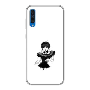 Чехлы Венсдей на Samsung Galaxy A50 2019 (A505F) Уэнсдей (AlphaPrint) (танец Уэнздей)