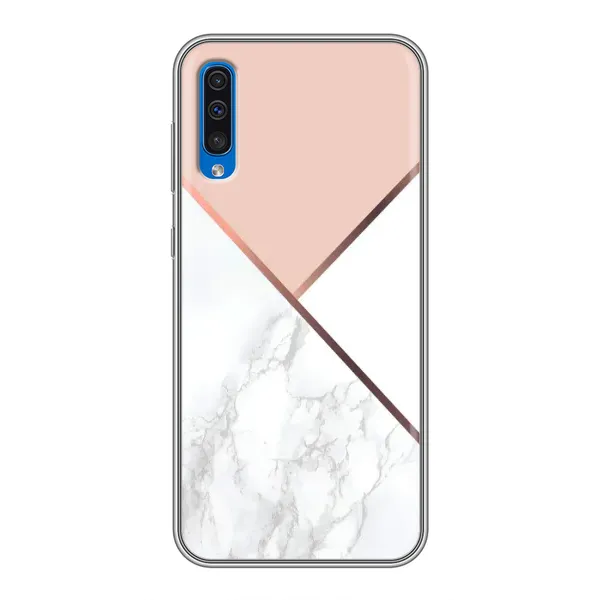 Чехол с принтом «Тройной мрамор» для Samsung Galaxy A50 2019 (A505F)