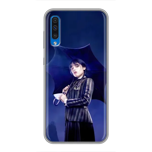 Чехол с принтом «Уэнздей с зонтом» для Samsung Galaxy A50 2019 (A505F) Чехол с принтом «Уэнздей с зонтом» для Samsung Galaxy A50 2019 (A505F)