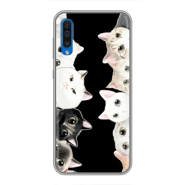 Чехол с принтом «Взгляд котов» для Samsung Galaxy A50 2019 (A505F)