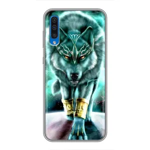 Защитные чехлы для Самсунг А50 (2019) (AlphaPrint) (ХИТ продаж) ВОЛК