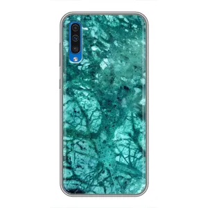 Мраморный чехол на Samsung Galaxy A50 2019 (A505F) (VPrint) (Зеленый мрамор)