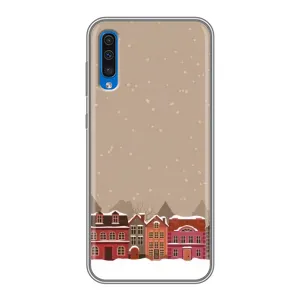Новорічні, Святкові Чохли для Samsung Galaxy A50 2019 (A505F) - 2024 год (Зимове місто)
