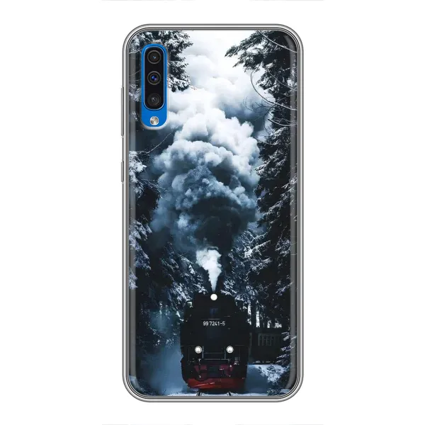 Чехол с принтом «Зимний поезд» для Samsung Galaxy A50 2019 (A505F) Чехол с принтом «Зимний поезд» для Samsung Galaxy A50 2019 (A505F)