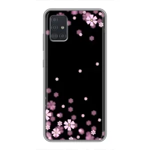 Чохол для Samsung Galaxy A51 5G (A516) - з принтом (Дизайнерські) (AlphaPrint) (Квіти маленькі)