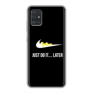 Чехол с Симпсонами для Samsung Galaxy A51 5G (A516) (VPrint) (Гомер Later)