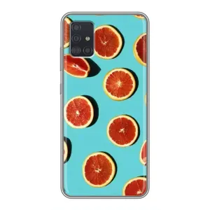 Чехлы с Фруктами для Samsung Galaxy A51 5G (A516) (VPrint) (Грейпфрут)