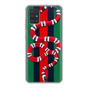 Чохли GUCCI для Samsung Galaxy A51 5G (A516) (AlphaPrint) (Gucci змія)