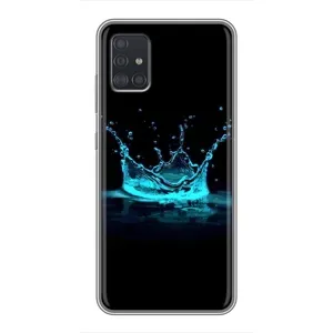 Чохол з Короною Samsung Galaxy A51 5G (A516) - (AlphaPrint) (Крапля корони)