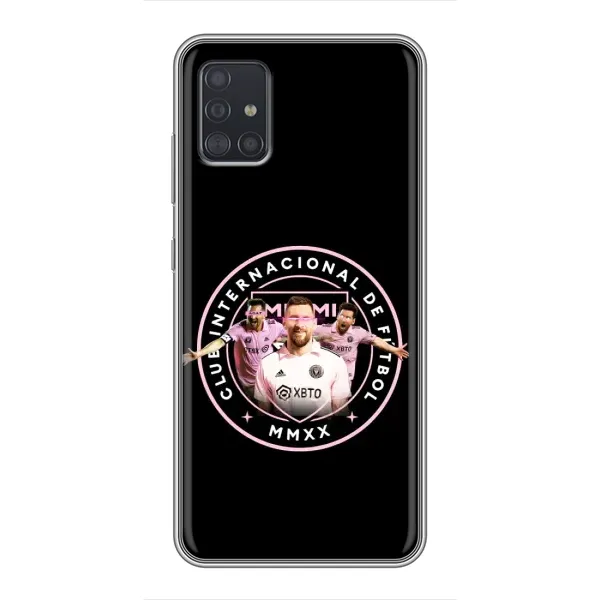Чехол с принтом «Месси в лого» для Samsung Galaxy A51 5G (A516)