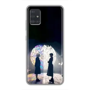 Чехлы Венсдей на Samsung Galaxy A51 5G (A516) Уэнсдей (AlphaPrint) (Уэнздей и Инид)